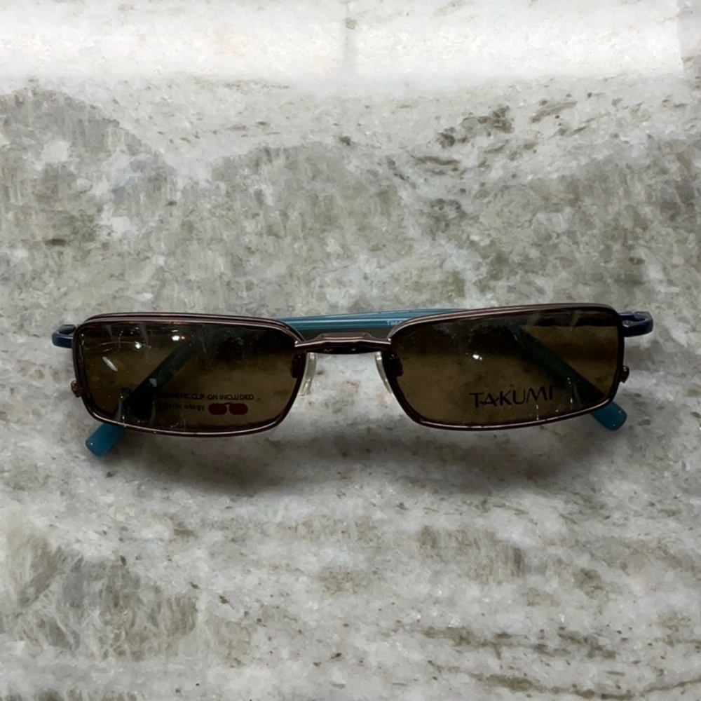 New Prescription Ready Takumi Glasses w/Magnetic Sunglass lens, 51-17-135